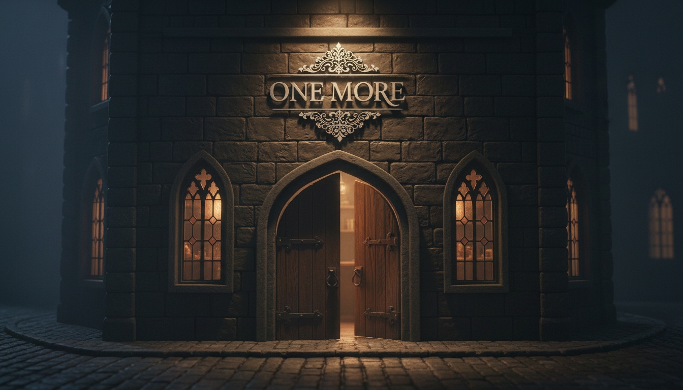 ONE MORE의 문이 열린 첫 장면